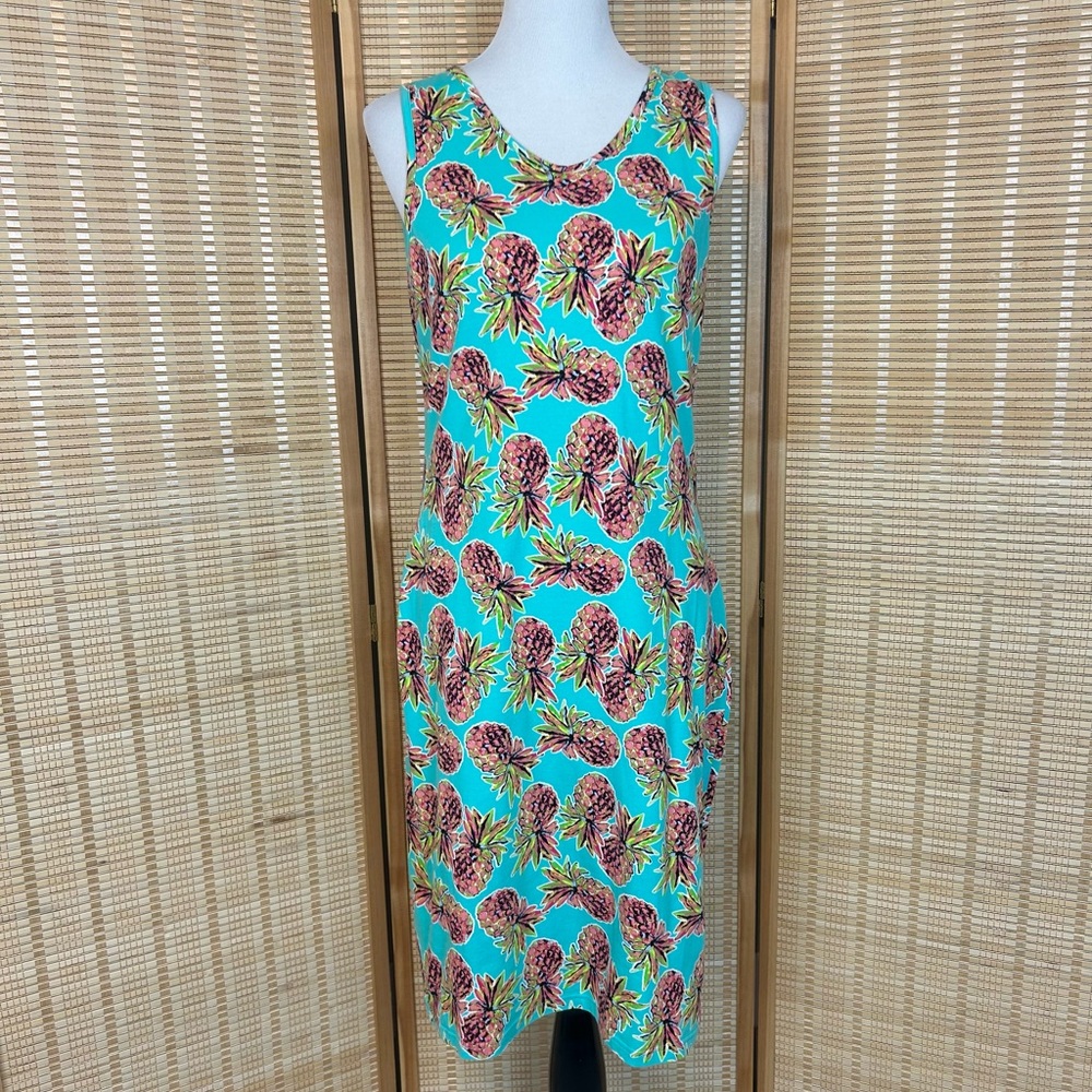 NWT Pineapple All For Color Stretchy Dress